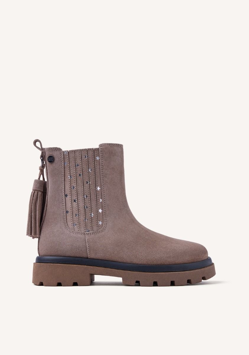 BOTAS PIEL SERRAJE SARTELL - TAUPE