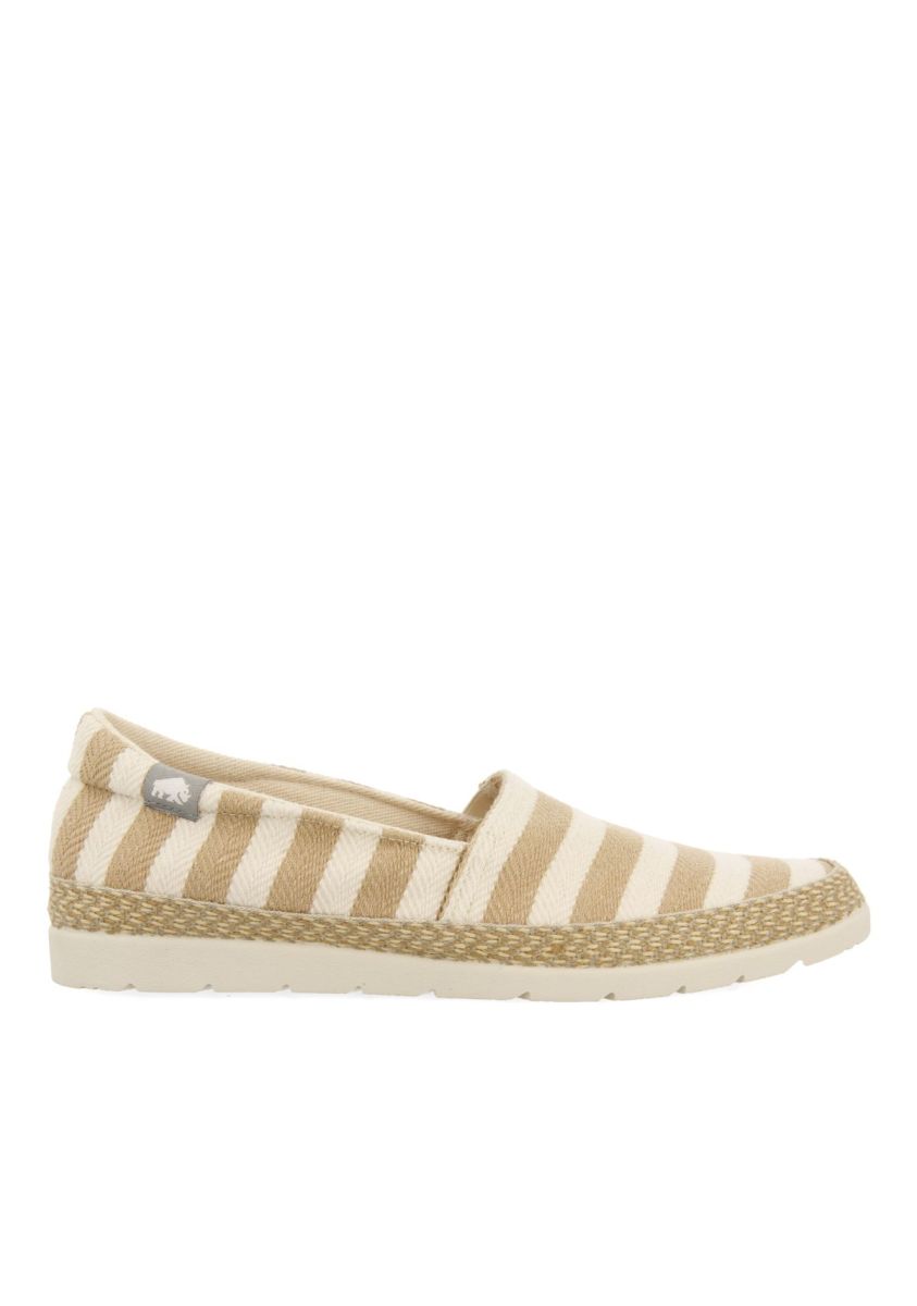 ESPADRILLES COLOR BEIGE ESTILO CAMPING CON ALGODÃN RECICLADO PARA HOMBRE STROUD  - BEIG