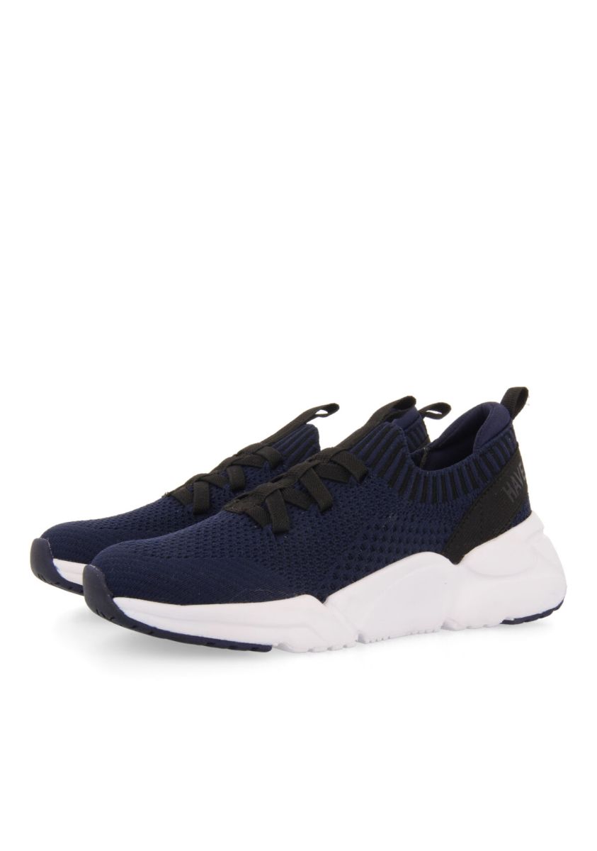 SNEAKERS TIPO CALCETÃN COLOR AZUL MARINO PARA NIÃA Y PARA NIÃO DAULE - MARINO