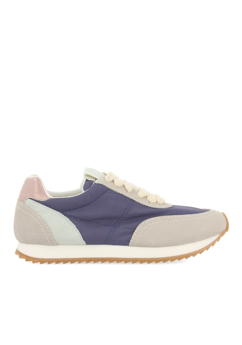 SNEAKERS COLOR JEANS DE NYLON CON DETALLES PASTEL PARA NIÃOS ALTORY - JEANS
