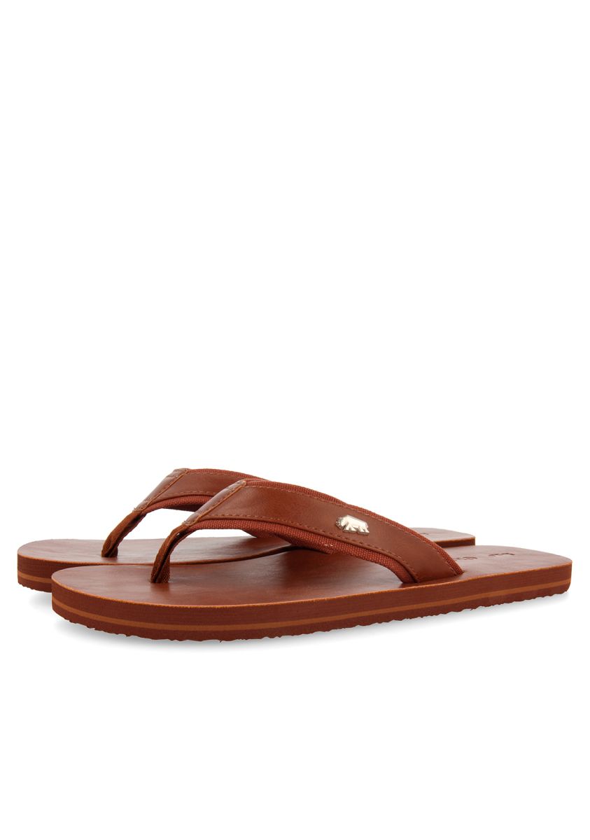 Chanclas marrones para hombre BROMWARD - MARINO