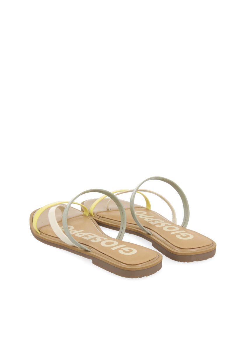 SANDALIAS ACHAROLADAS EN COLOR ARENA PARA MUJER AZTEC - ARENA