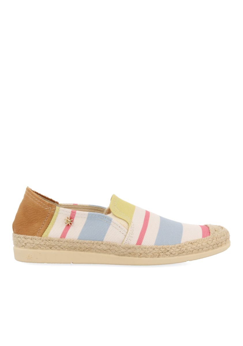 ALPARGATAS LA SIESTA BLANCAS CON ESTAMPADO PARA MUJER ALBA  - MULTICOLOR