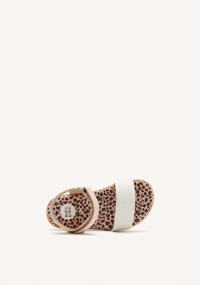 GIOSEPPO BAREFOOT - SANDALIAS BRILLO PIEL SAUGUS - OFF-WHITE