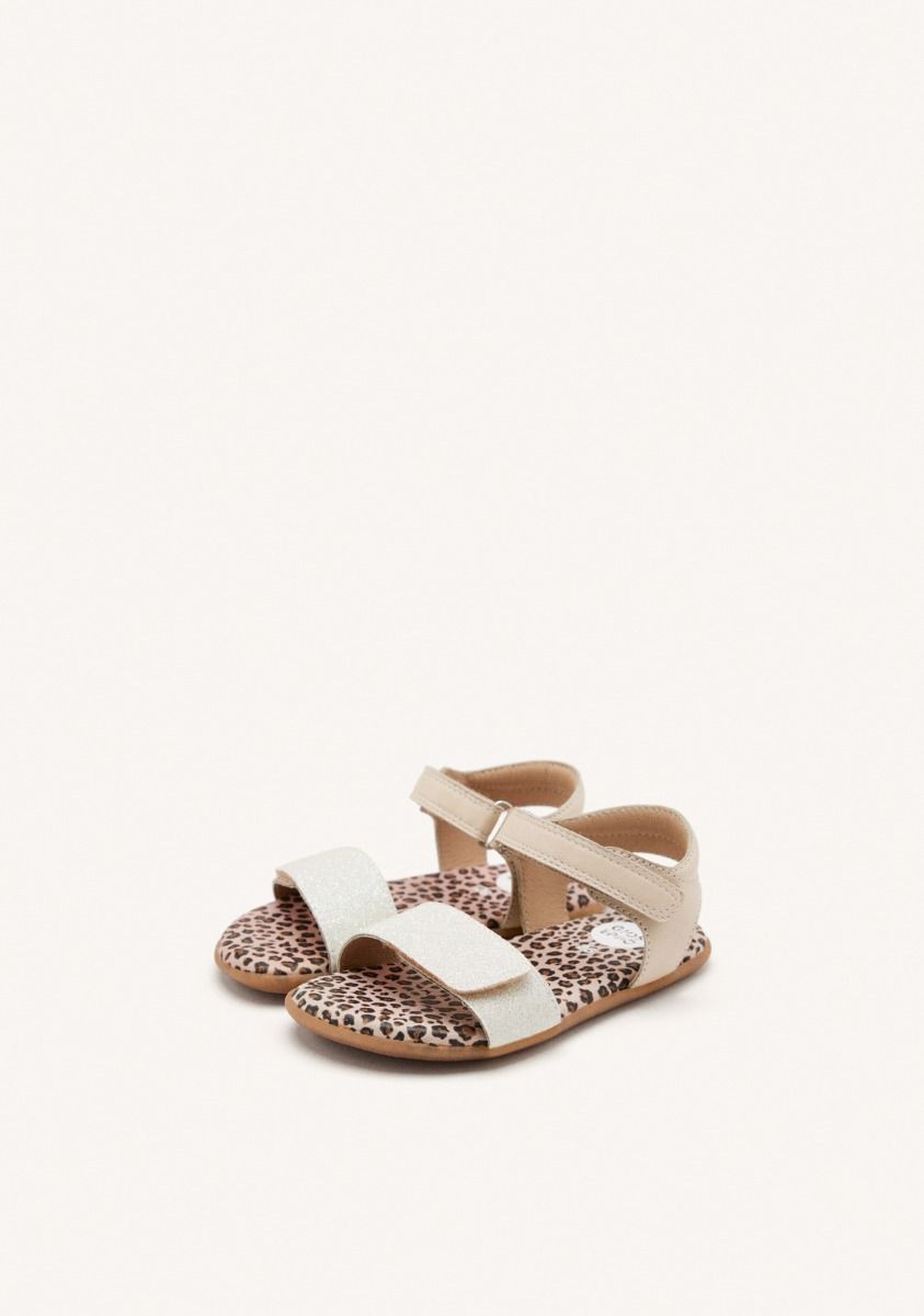 GIOSEPPO BAREFOOT - SANDALIAS BRILLO PIEL SAUGUS - OFF-WHITE