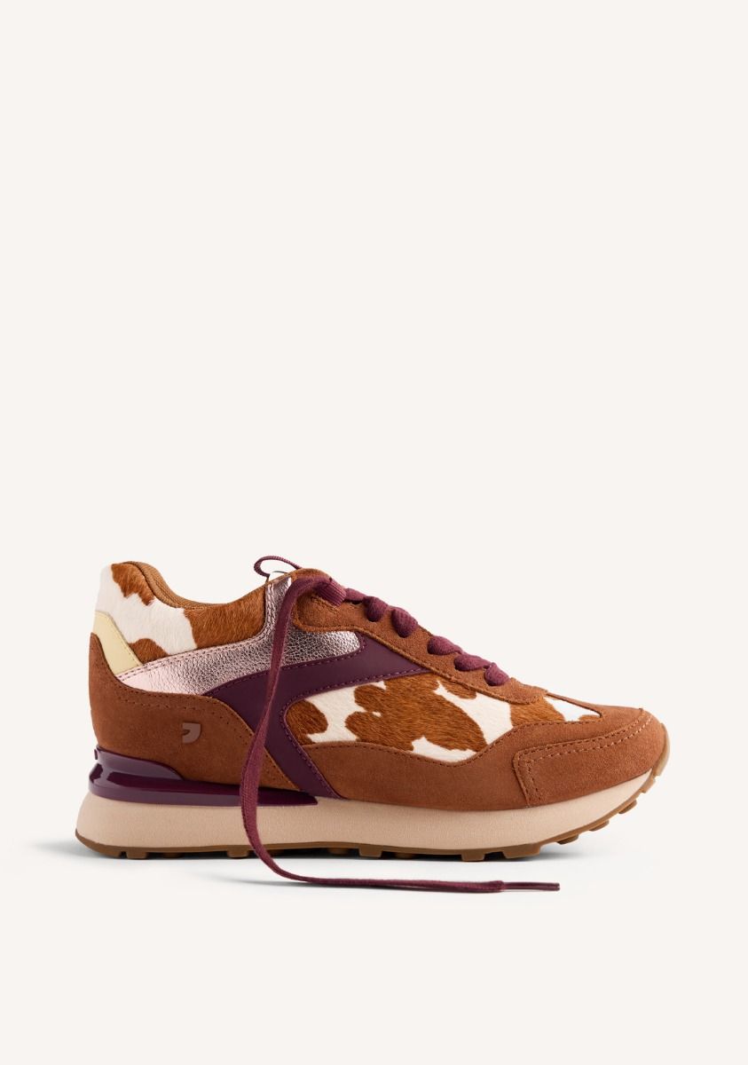 ZAPATILLAS PIEL ESTAMPADO ANIMAL CUÃA MACKFORD - VACA