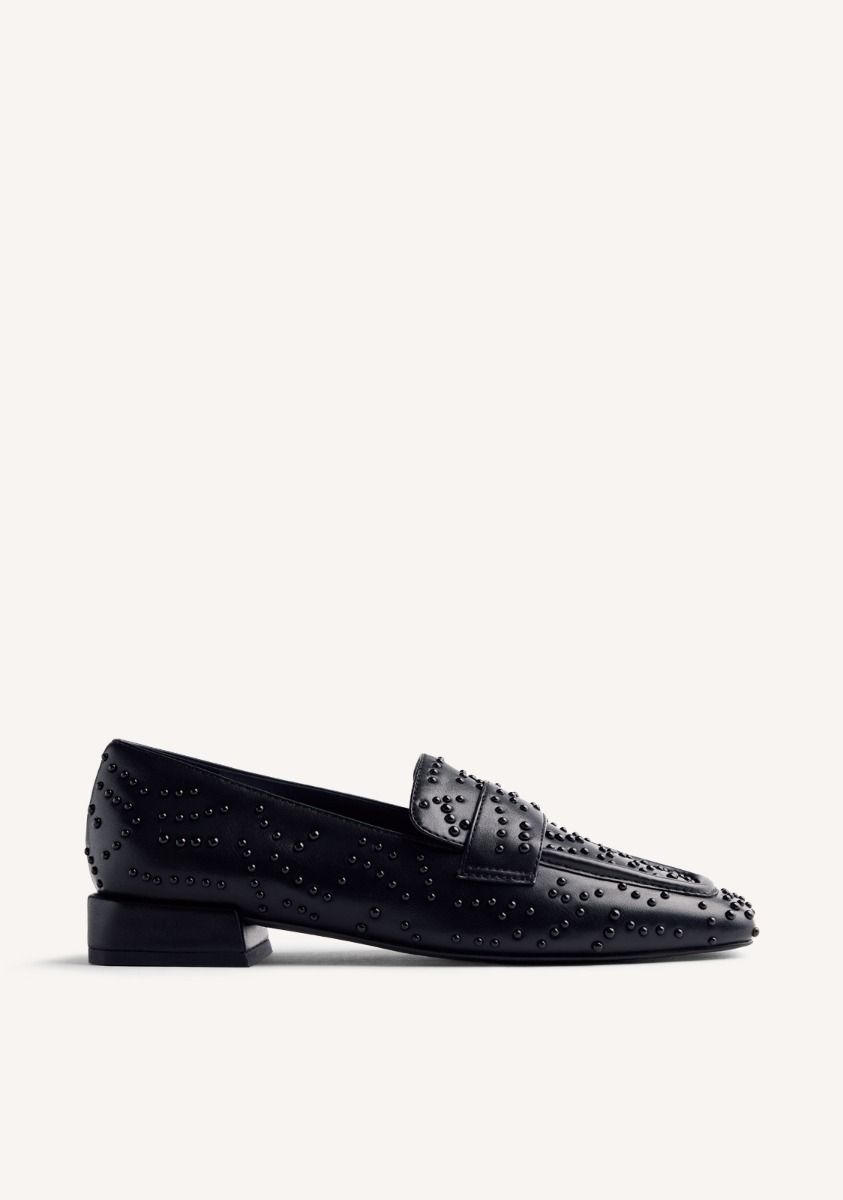 MOCASINES TACHAS LANSE - NEGRO