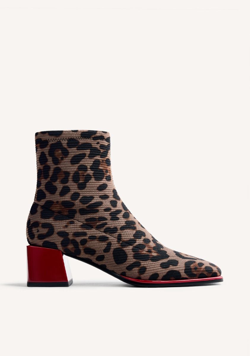 BOTINES ELÃSTICOS ESTAMPADO ANIMAL INGER - LEOPARDO