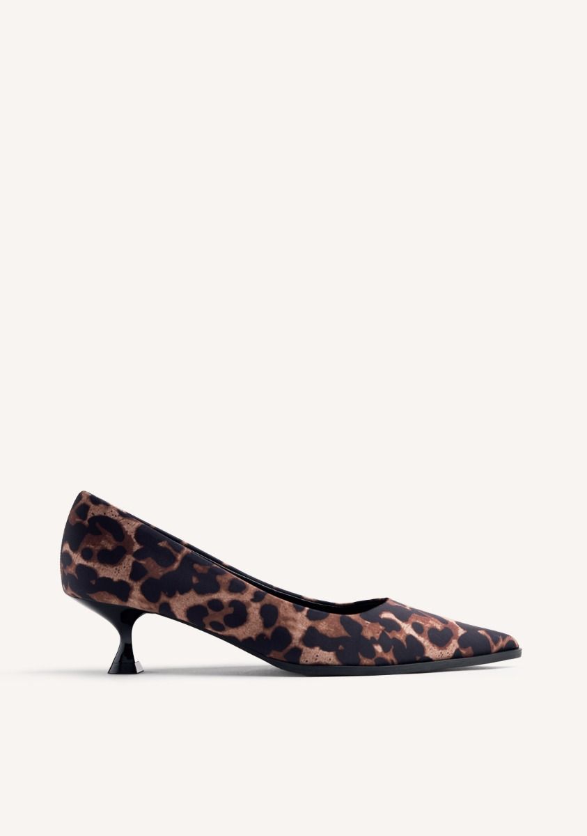 ZAPATOS TACÃN ESTAMPADO ANIMAL BIWABIK - LEOPARDO
