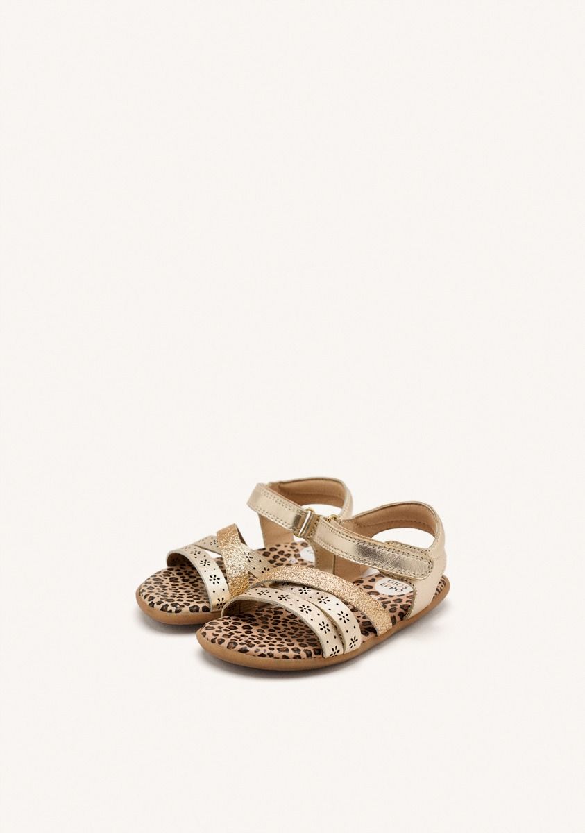 GIOSEPPO BAREFOOT - SANDALIAS METALIZADAS PIEL DANVERS - PLATINO