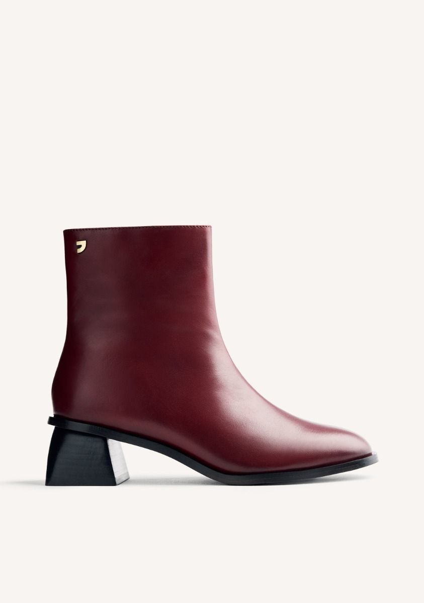 BOTINES PIEL PIERZ - BURDEOS