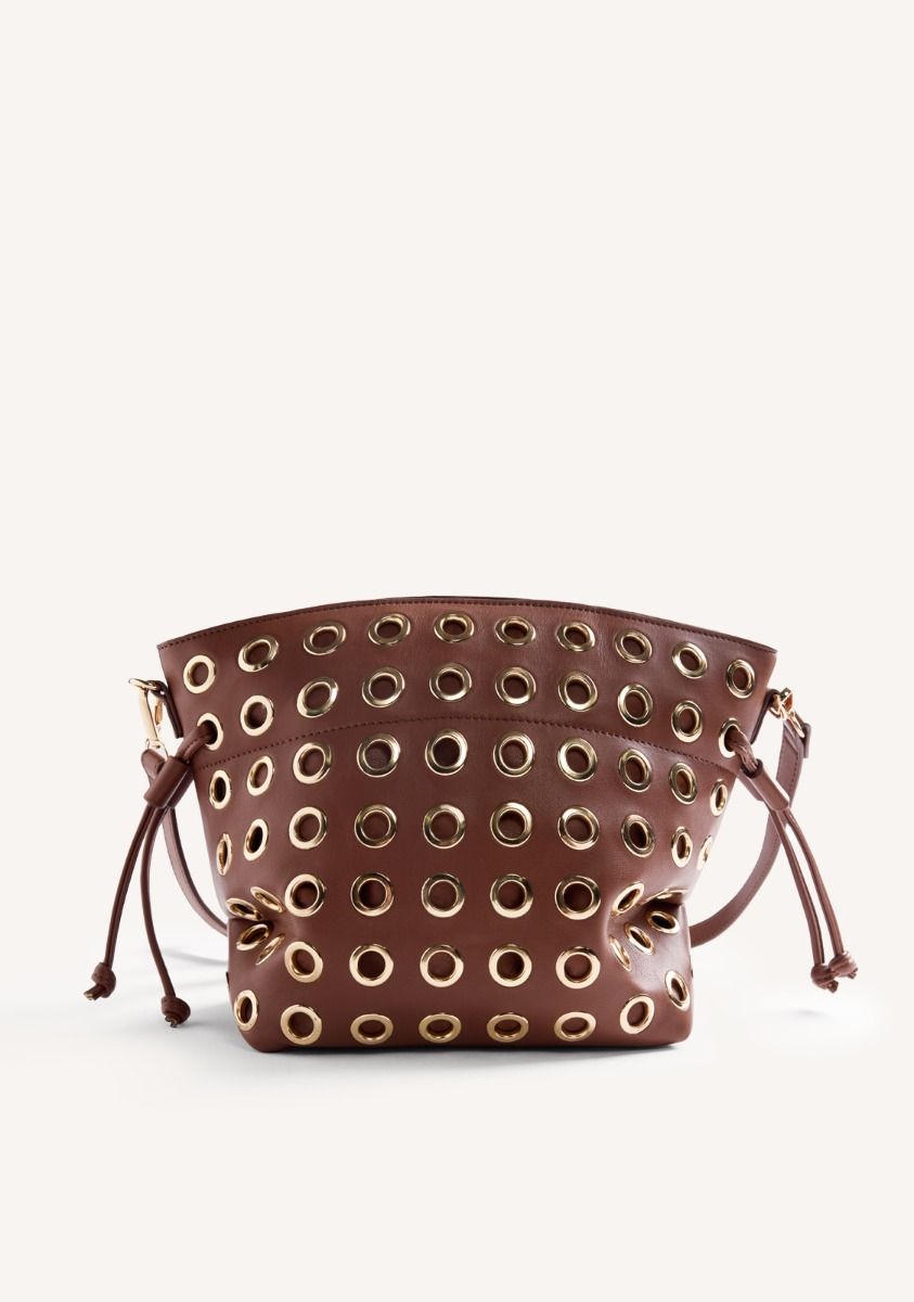 BOLSO BUCKET OLLADOS WAUBUN - MARRON