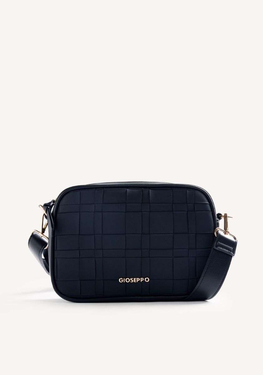 BOLSO BANDOLERA TEXTURA AASTAD - NEGRO