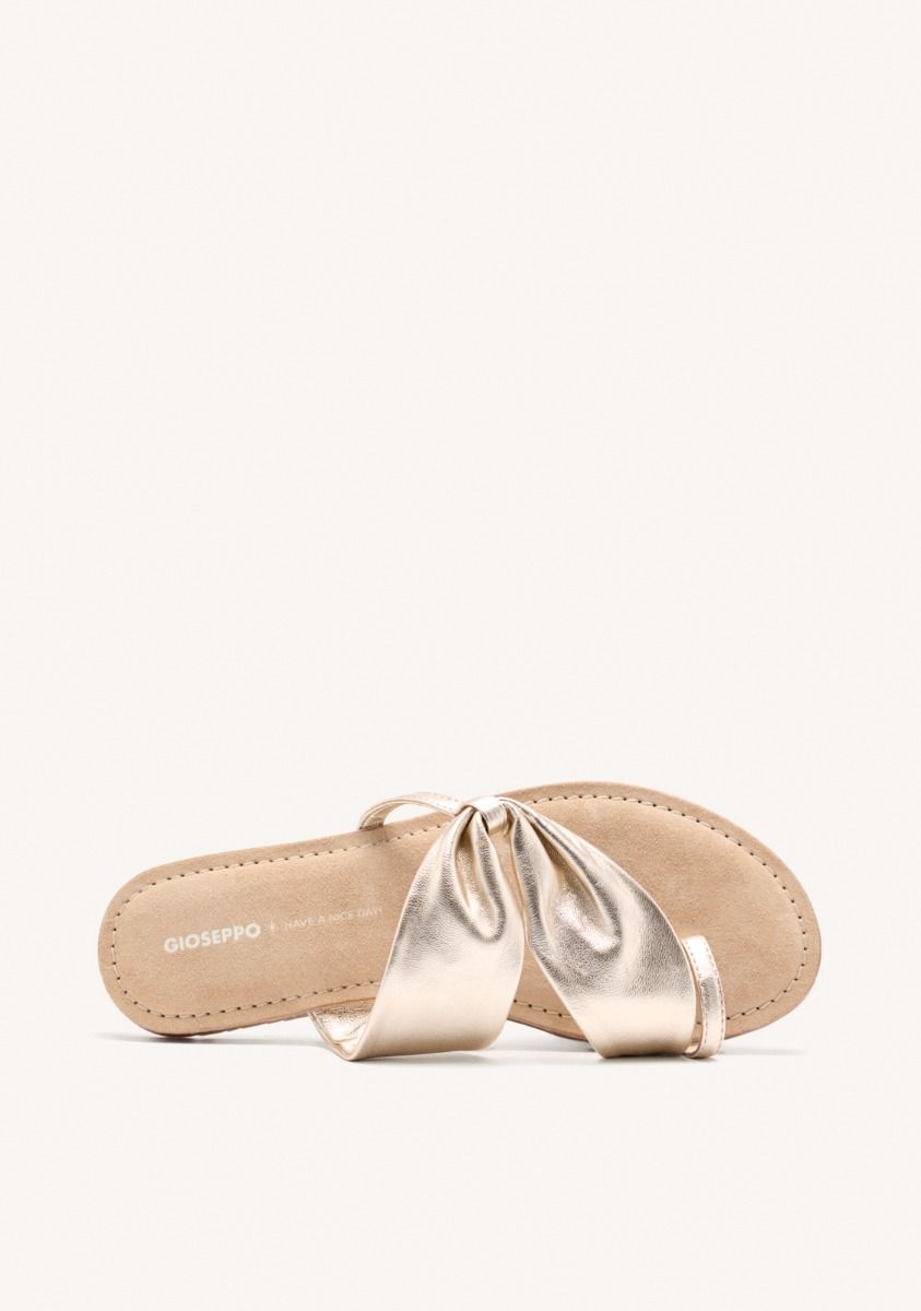 SANDALIAS PIEL CHARLEMON - PLATINO
