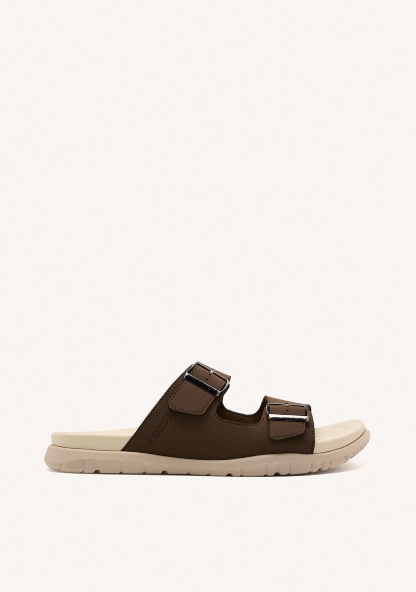 CHANCLAS HEBILLAS ENOSBURGH - MARRON