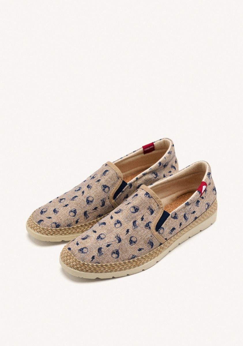 ALPARGATAS ESTAMPADO PROCTOR - NATURAL