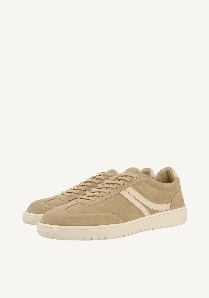 ZAPATILLAS PIEL SERRAJE TIVERTON - BEIG