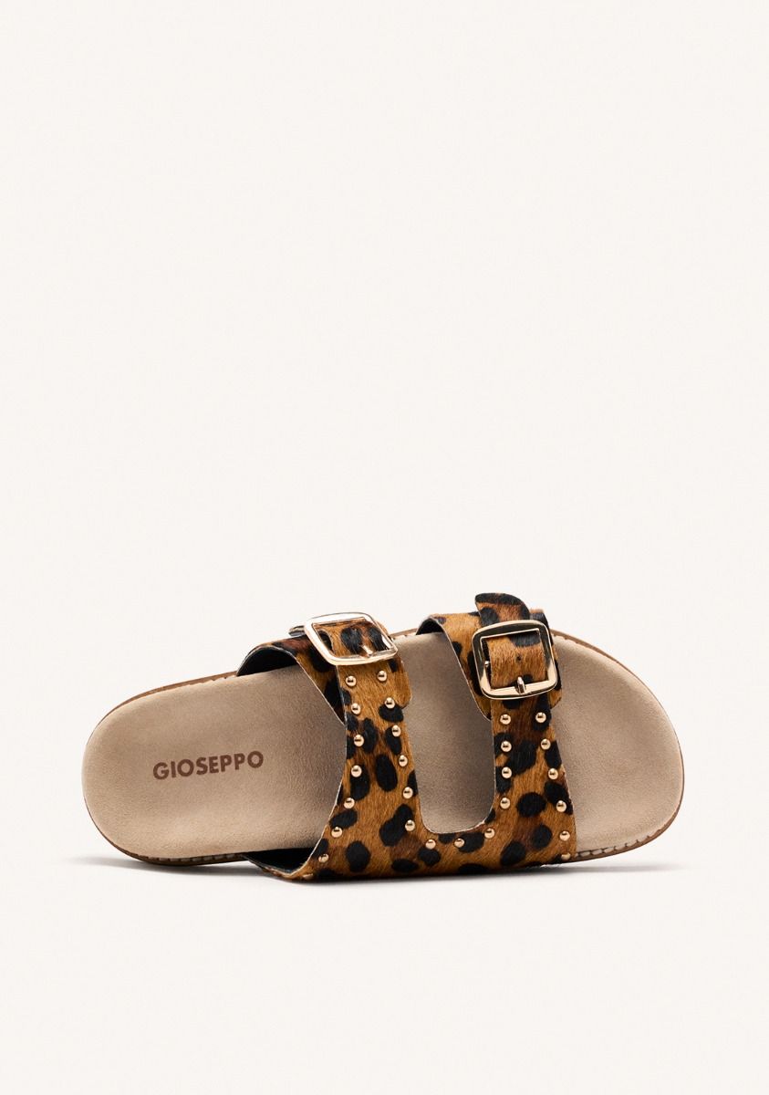 SANDALIAS TACHAS PIEL LEOPARDO STELLA - LEOPARDO