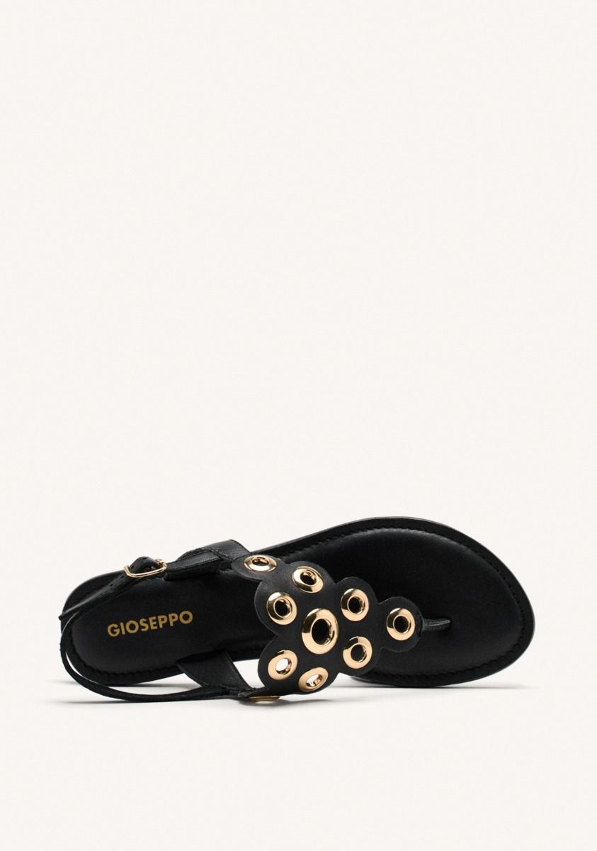 SANDALIAS GRIEGAS PIEL DUNBAR - NEGRO