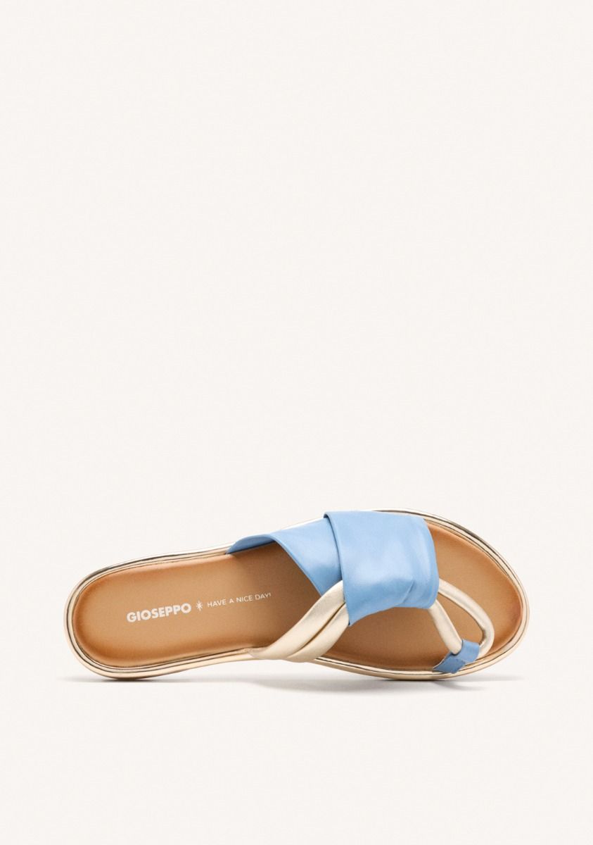 SANDALIAS PIEL WHATELY - AZUL
