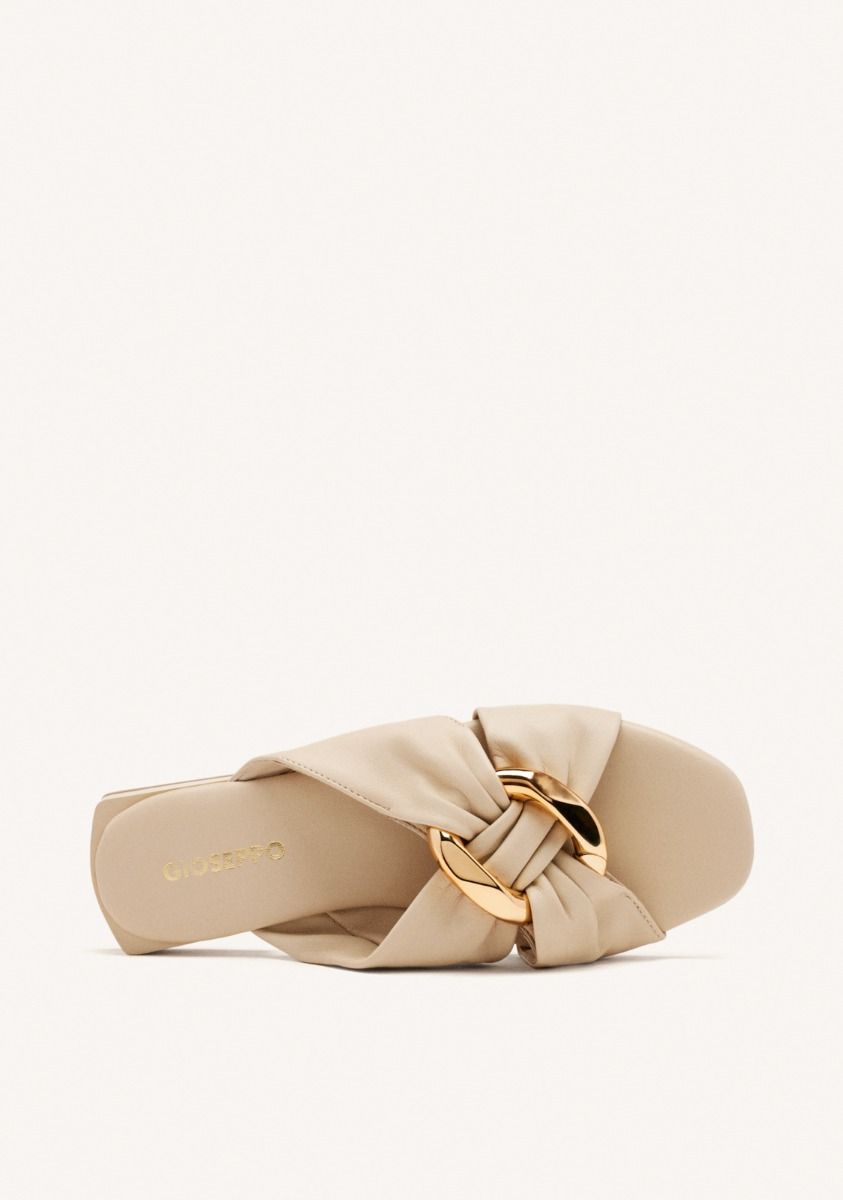 SANDALIAS PIEL JOYA KILLINGLY - OFF-WHITE