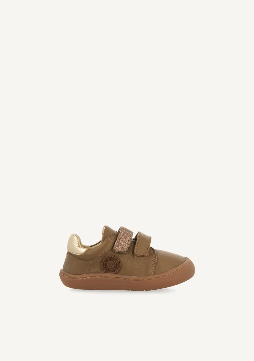 GIOSEPPO BAREFOOT - SNEAKERS GLITTER TUSTEN - TAUPE