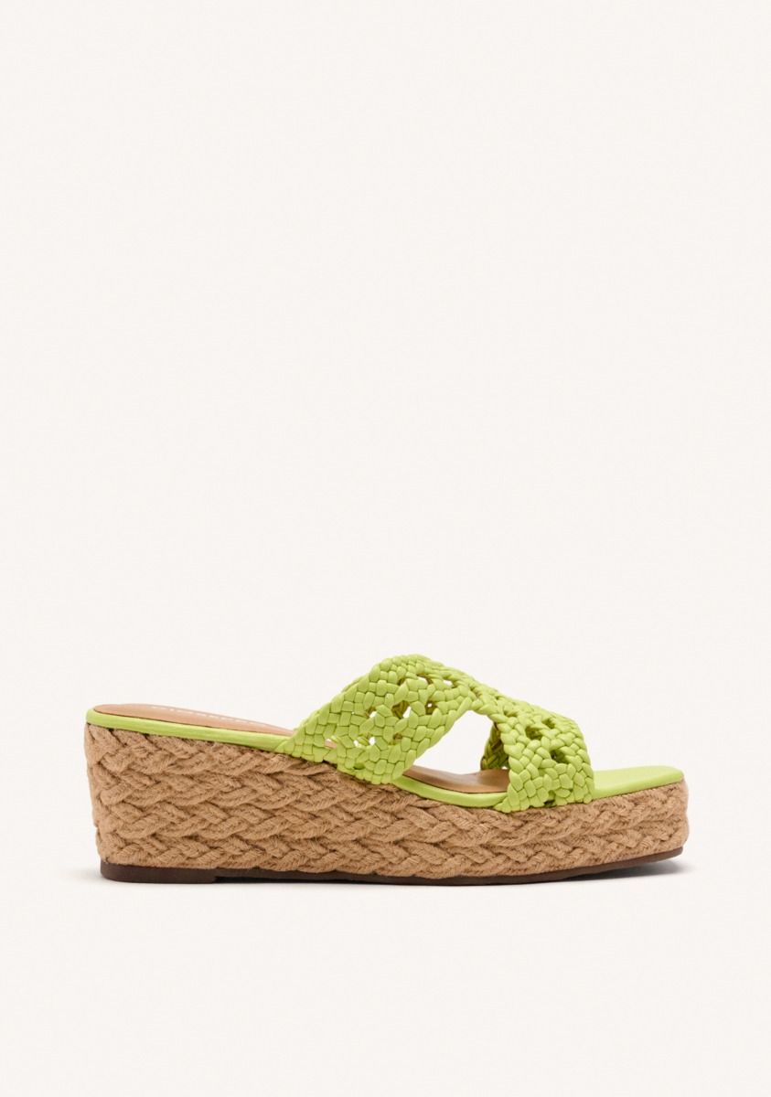 SANDALIAS PIEL TRENZADA Y CUÃA YUTE BRIMFIELD - LIMA