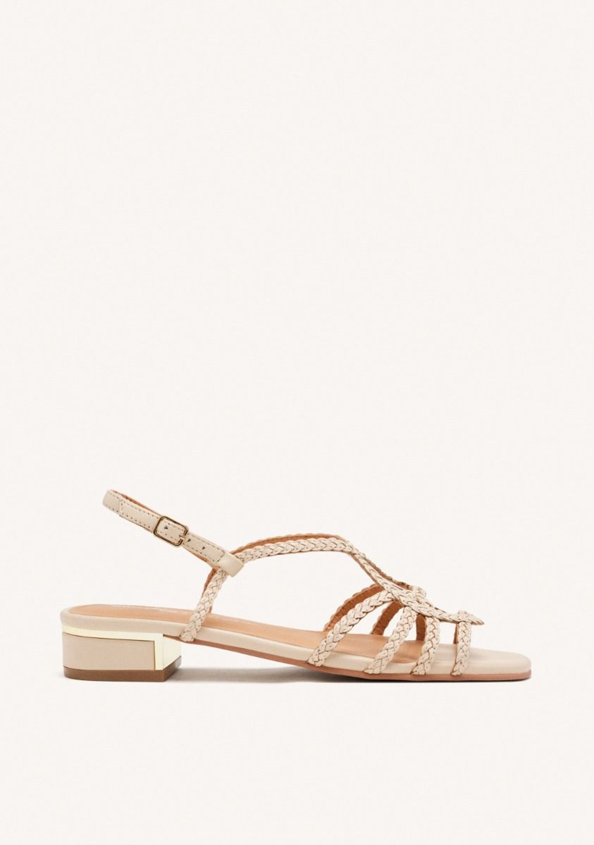 SANDALIAS PIEL POWNAL - OFF-WHITE
