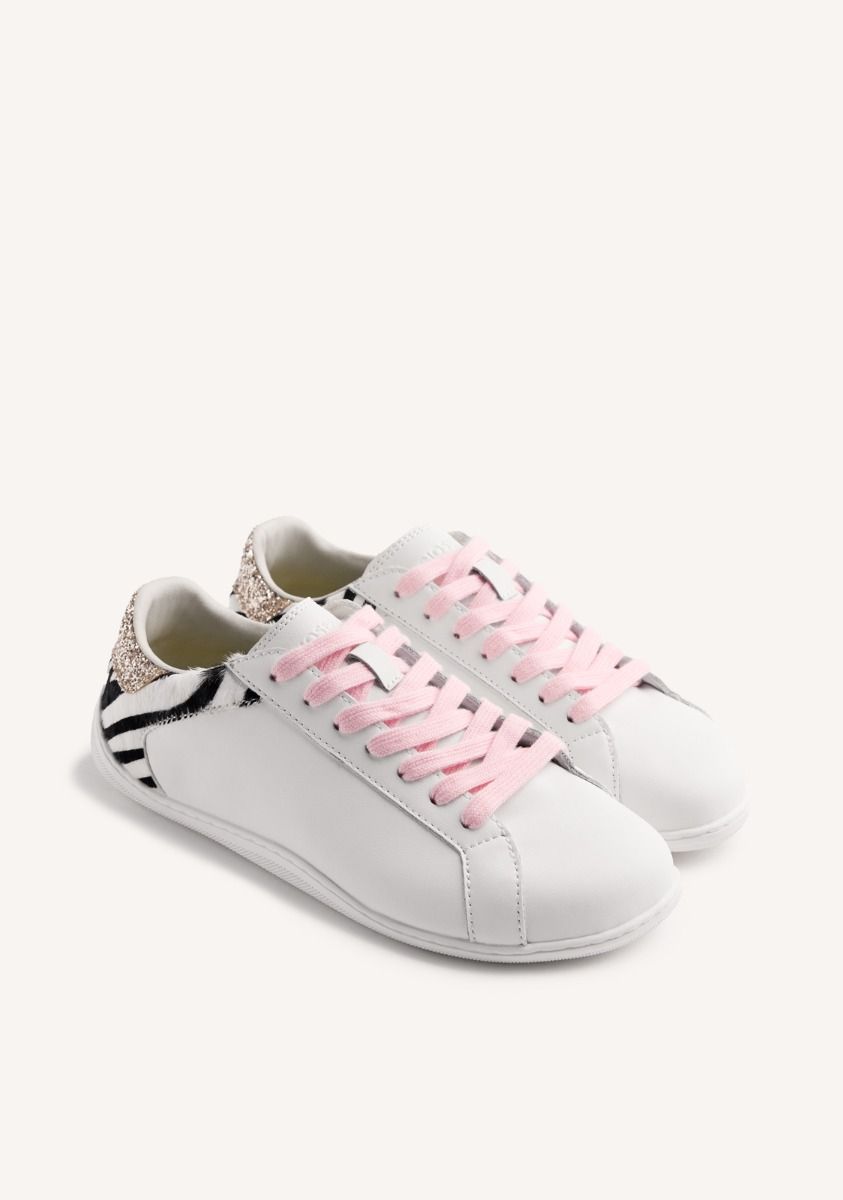 GIOSEPPO BAREFOOT - ZAPATILLAS PIEL ESTAMPADO ANIMAL ANDEI - CEBRA
