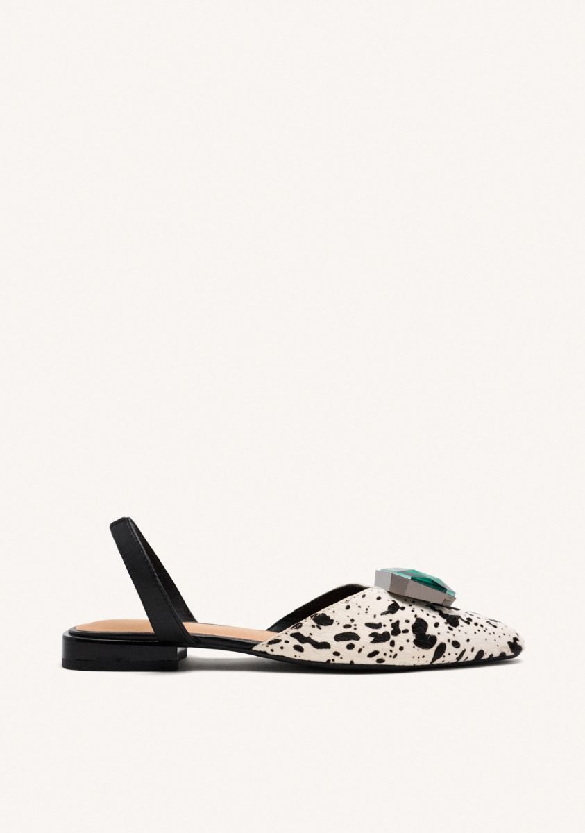 MULES PIEL VACA HUGHES - VACA