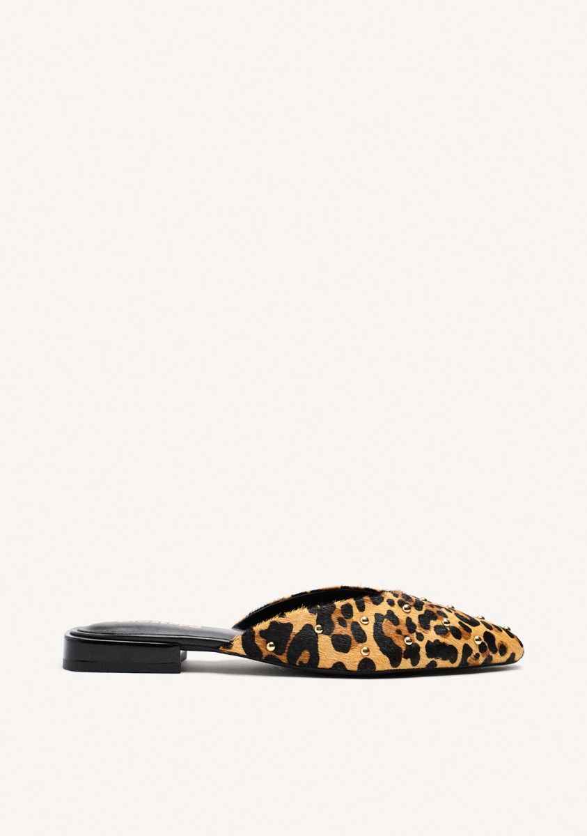 BABUCHAS PIEL LEOPARDO IRASBURG - LEOPARDO