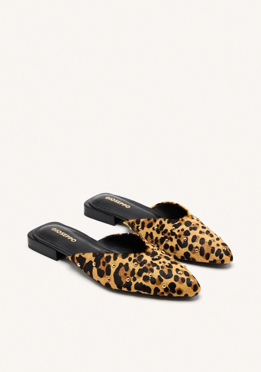BABUCHAS PIEL LEOPARDO IRASBURG - LEOPARDO