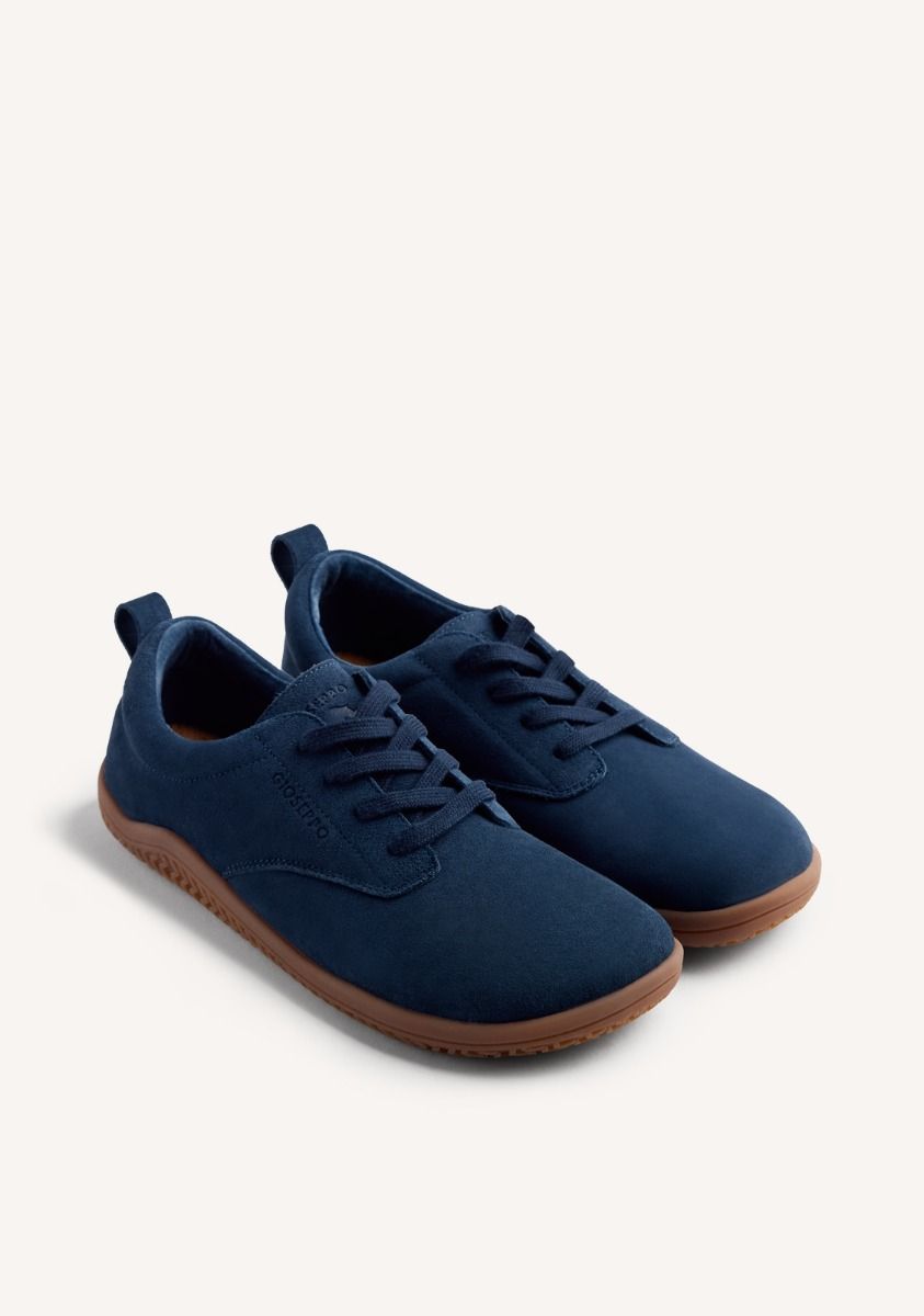 GIOSEPPO BAREFOOT - ZAPATILLAS PIEL SERRAJE TUNDURU - MARINO