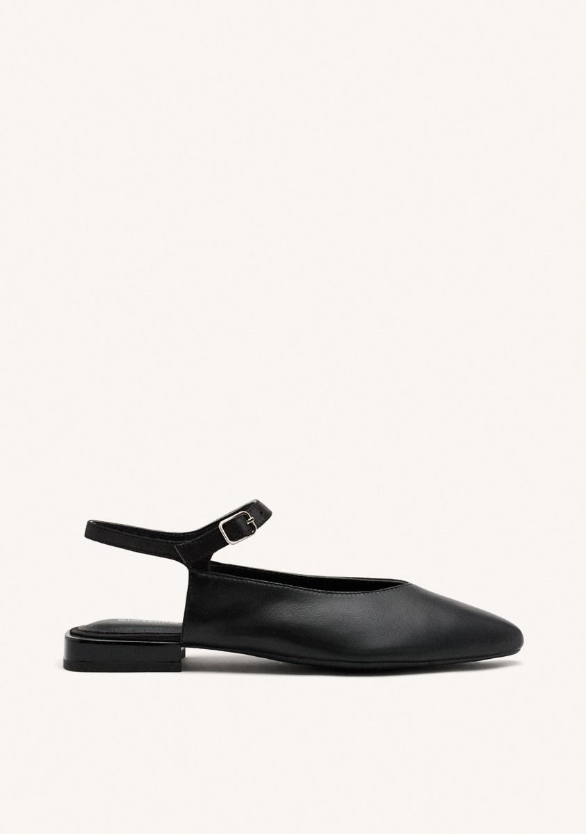 MULES PIEL AVERILL - NEGRO