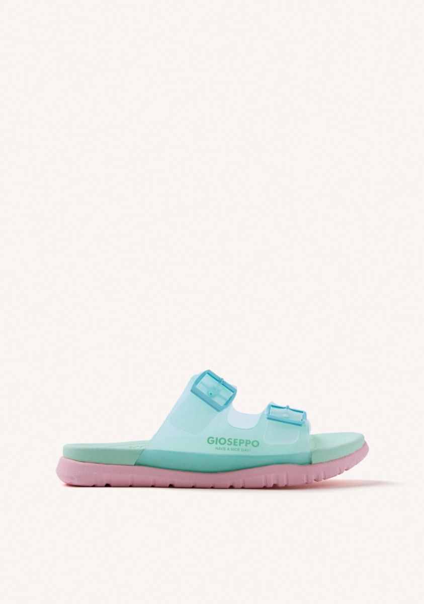 CHANCLAS HEBILLAS GOSNOLD - TURQUESA