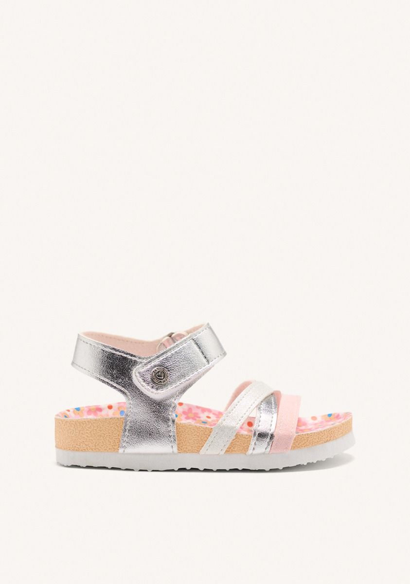 SANDALIAS BIO METALIZADAS HOULTON - PLATA