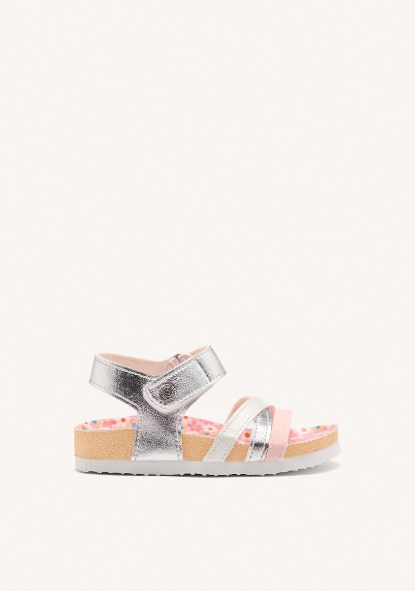SANDALIAS BIO METALIZADAS HOULTON - PLATA