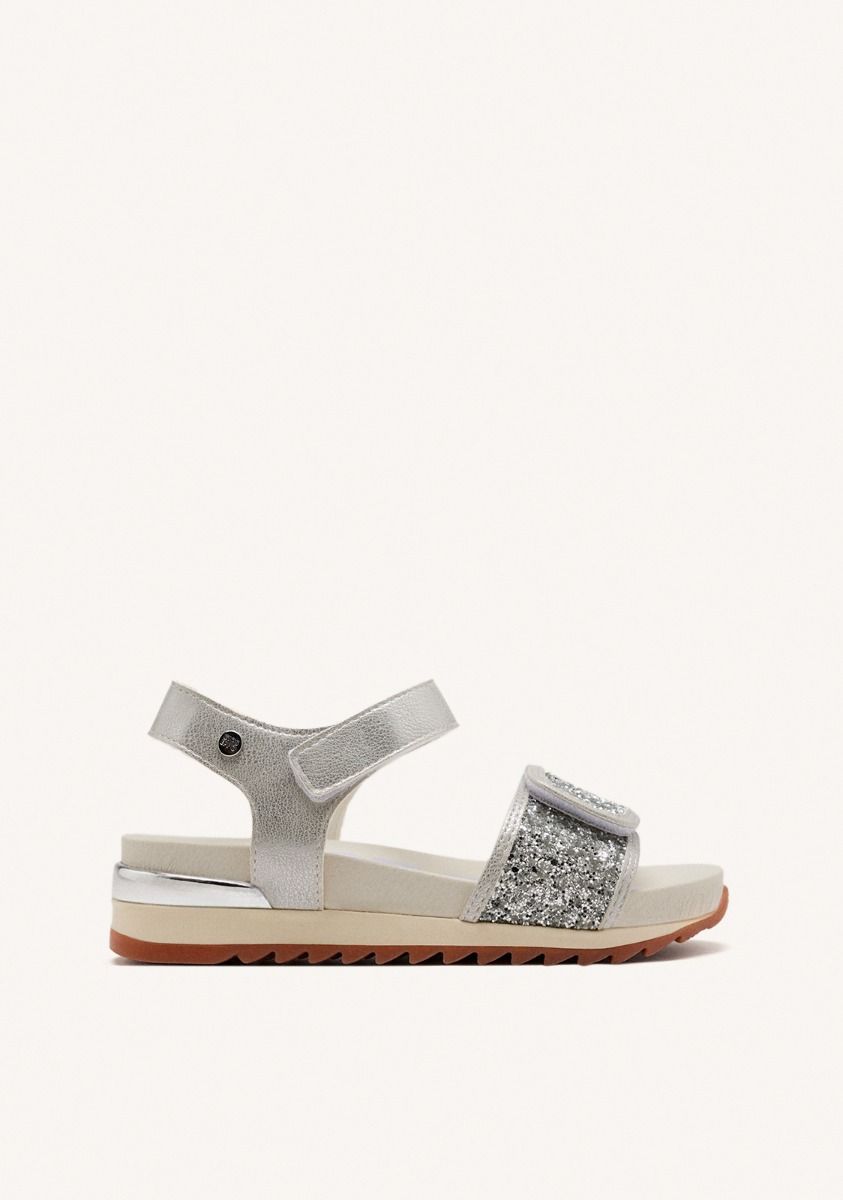 SANDALIAS BRILLO STOW - PLATA