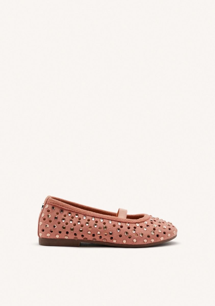 BAILARINAS MARY-JANE TACHAS PIEL DEDHAM - NUDE