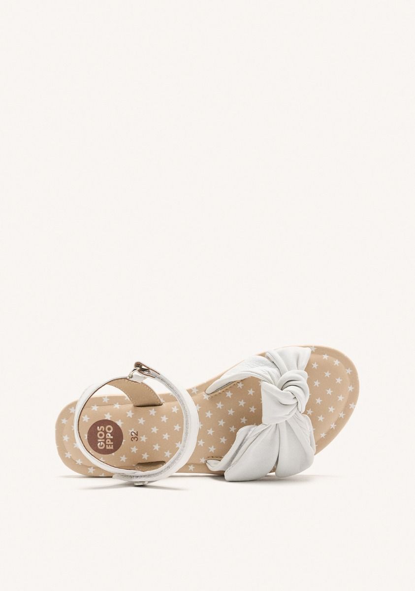 SANDALIAS LAZO PIEL WAREHAM - BLANCO