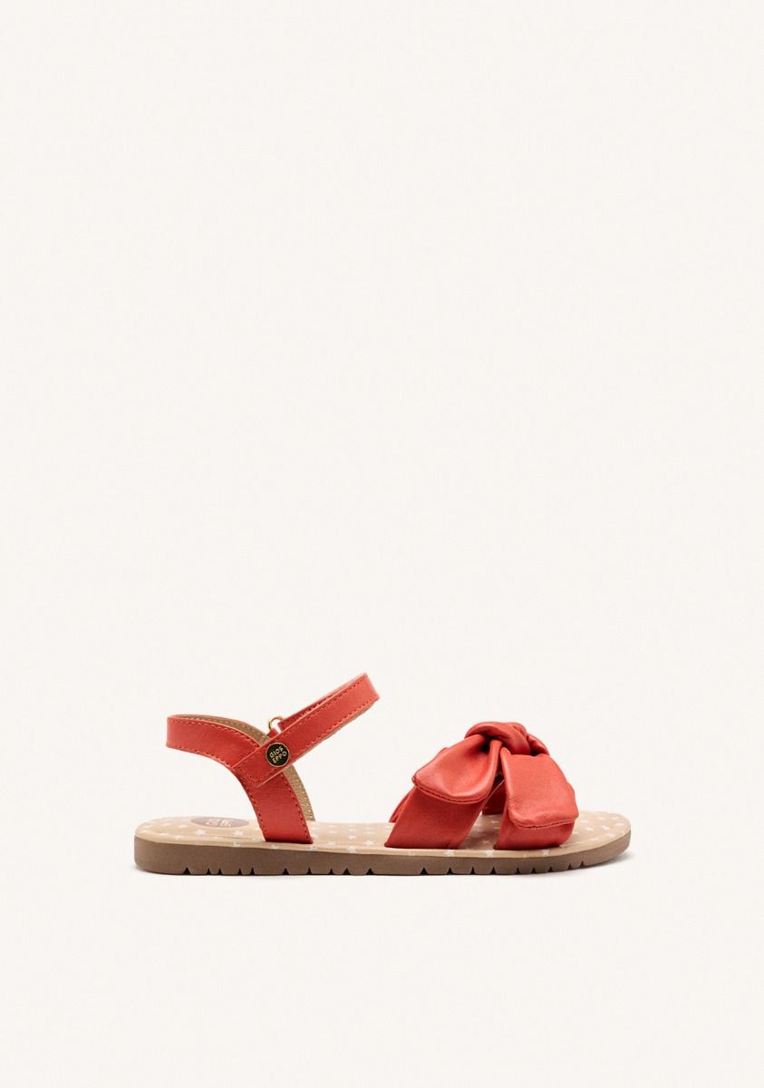 SANDALIAS LAZO PIEL WAREHAM - NARANJA