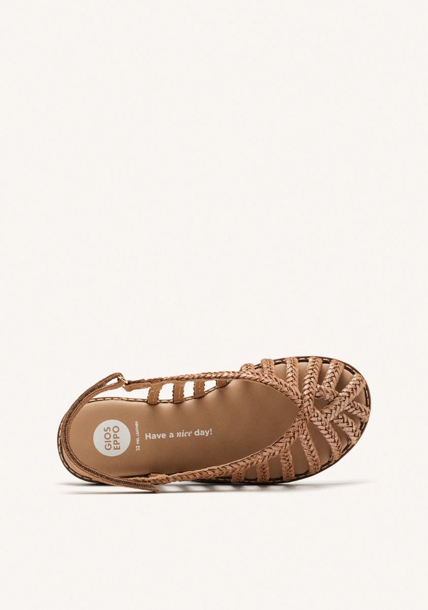 SANDALIAS CERRADAS PIEL TRENZADA SIMSBURY - CUERO