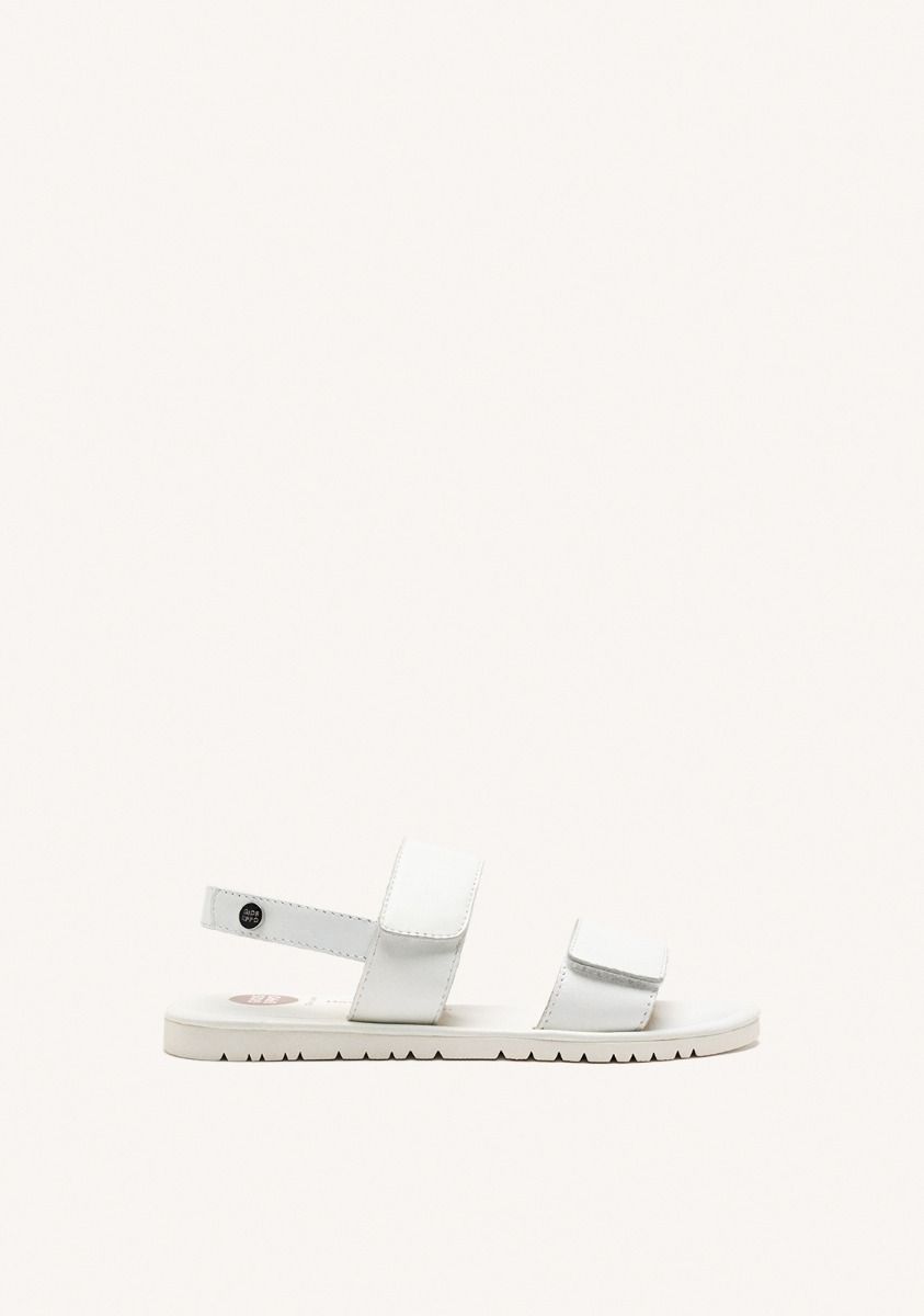 SANDALIAS PIEL REHOBOTH - BLANCO