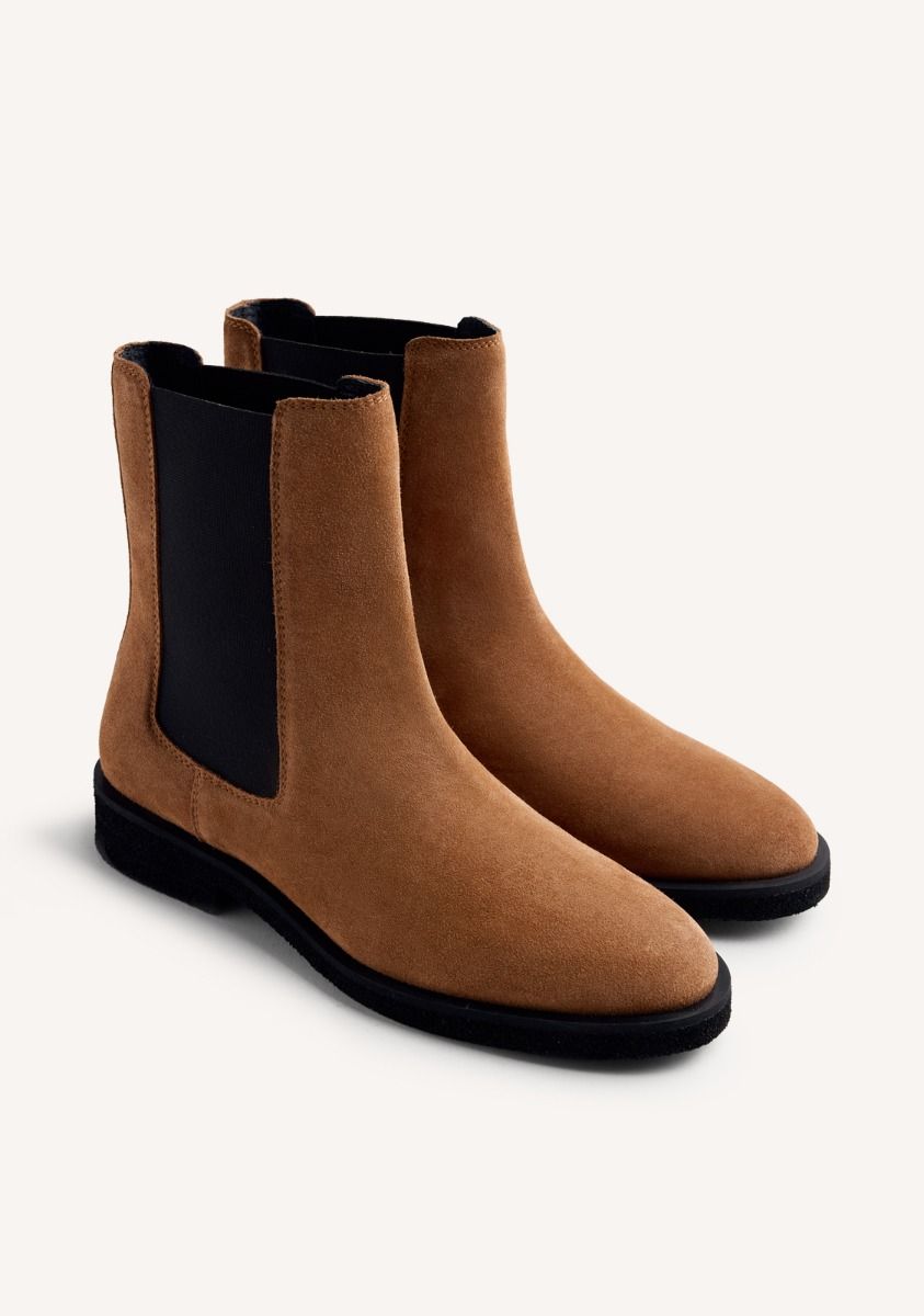 BOTINES PIEL SERRAJE COATES - CUERO