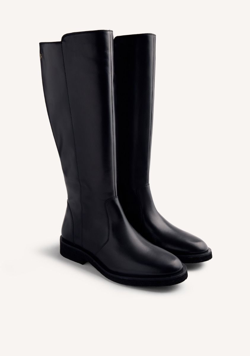 BOTAS PIEL HENRIETTE - NEGRO