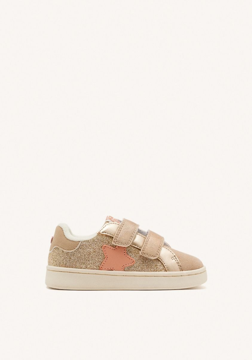 ZAPATILLAS BRILLO PIEL PRENTICE - ORO