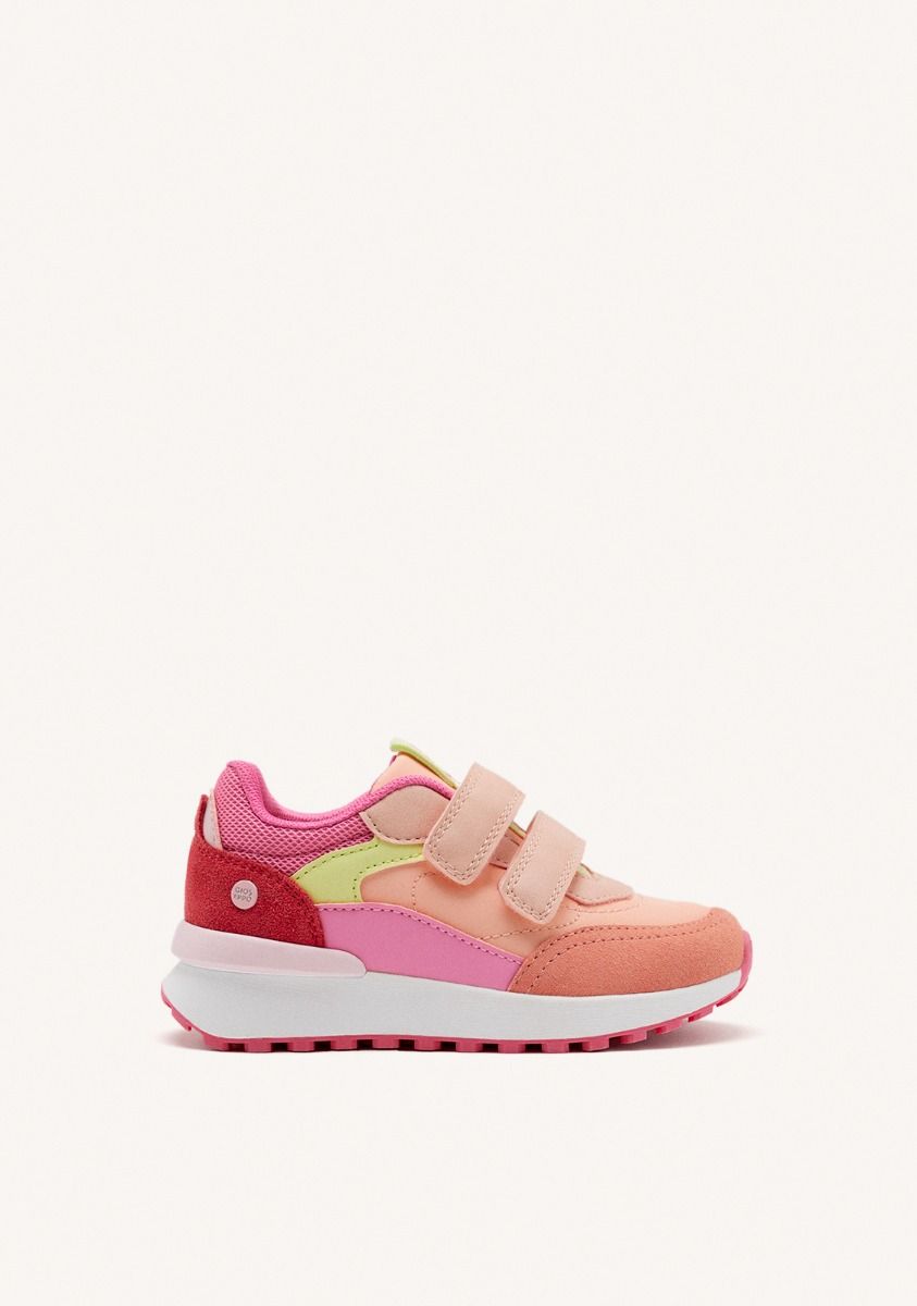 ZAPATILLAS RETRO PIEL SAUKVI - FUXIA