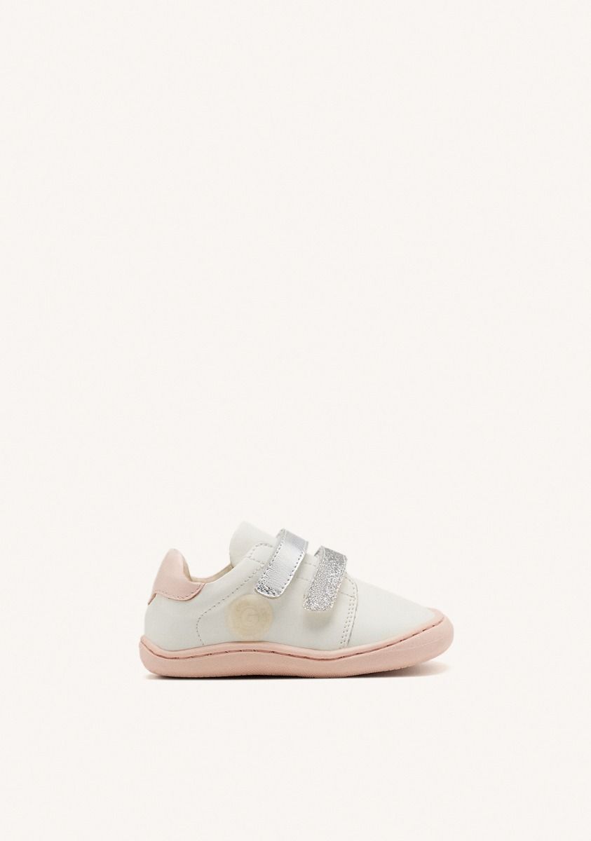 GIOSEPPO BAREFOOT - ZAPATILLAS BRILLO PIEL STANDISH  - BLANCO