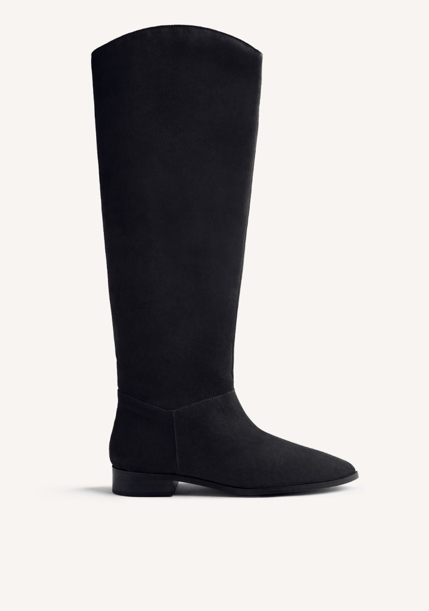 BOTAS ALTAS PIEL FOSTORIA - NEGRO