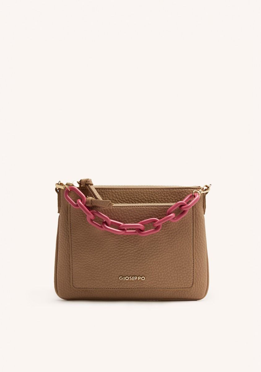 BOLSO BANDOLERA CADENA DUXBURY - NUDE